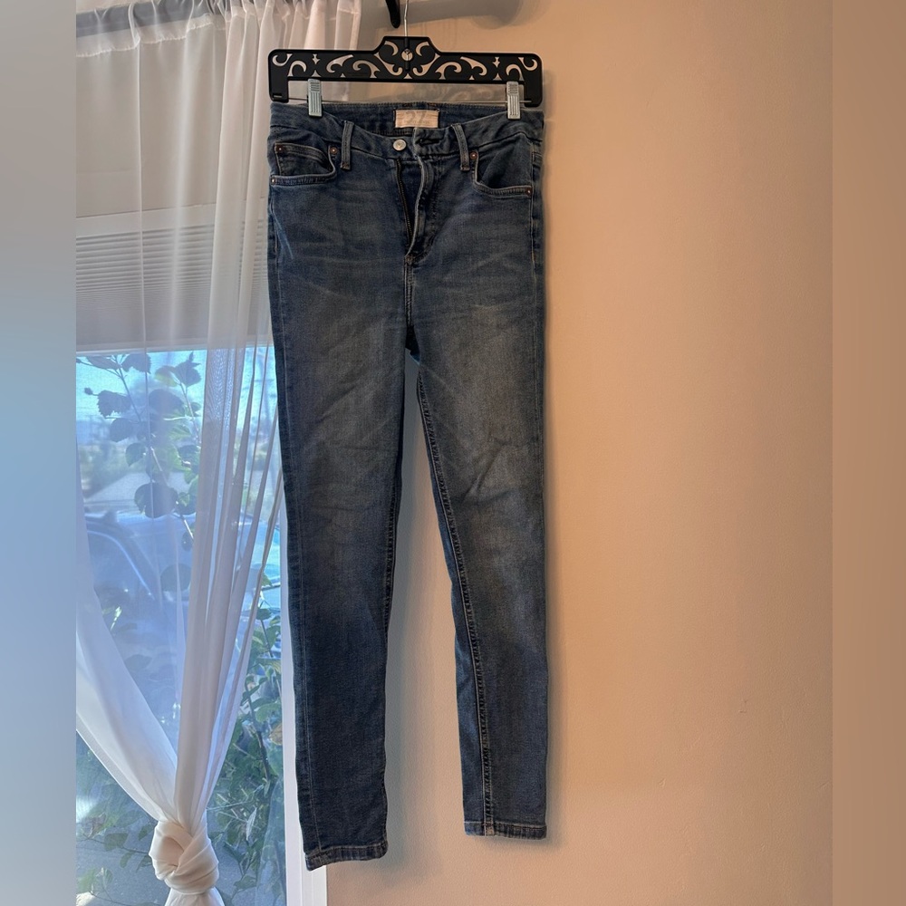 We The Free Slim Skinny Jeans in Washed Blue
